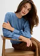 Bluse i lett sateng, bonprix