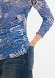 Langermet topp i fin mesh, bonprix