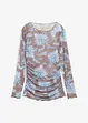 Langermet topp i fin mesh, bonprix
