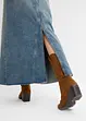 Maxi denimskjørt, Mid Waist, bonprix