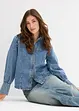 Maxi denimskjørt, Mid Waist, bonprix