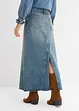 Maxi denimskjørt, Mid Waist, bonprix