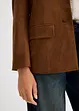 Blazer i imitert semsket skinn, bonprix