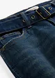 Barrel-jeans, Mid Waist med belte, bonprix