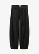 Barrel-jeans, Mid Waist med belte, bonprix