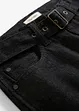 Barrel-jeans, Mid Waist med belte, bonprix