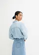 Denimskjørt med stretch, High Waist, bonprix