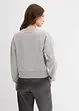 Oversized sweatshirt med strass, bonprix