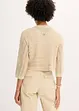 Bolero i heklet look, kortere ermer, bonprix