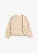 Bolero i heklet look, kortere ermer, bonprix