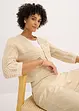 Bolero i heklet look, kortere ermer, bonprix