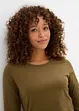 Figurnær jerseykjole i bomull med stretch (2-pack), bonprix