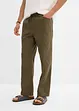 Classic Fit-pull on-bukse i lett bomull, Straight, bonprix