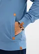Sweatjakke med hette, med resirkulert polyester, bonprix