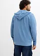 Sweatjakke med hette, med resirkulert polyester, bonprix