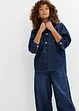 Oversized jeans-skjorte av økologisk bomull, bonprix