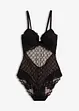 Body med pyntet mesh, bonprix