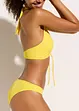 Halterneck-bikini (2-delt sett) med rynking, bonprix