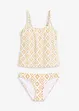 Tankini (2-delt sett) med rund hals, bonprix