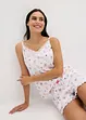 Kort pyjamas i ribbemateriale, bonprix