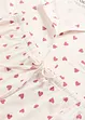 Kort pyjamas av flammegarn, oversized, bonprix