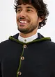 Cardigan i tyrolerjakke-stil med hette, bonprix