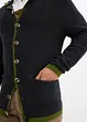Cardigan i tyrolerjakke-stil med hette, bonprix