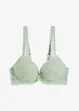 Padded-BH med blomsterblonde, bonprix