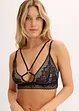 Bralette med nydelige blonder, bonprix