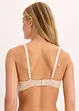 Padded-BH med blomsterbroderi, bonprix