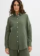 Oversized skjorte i luftig musselin, bonprix