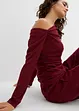 One shoulder-topp av strukturert krepp, bonprix