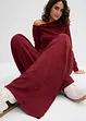 Slip on-bukse av strukturert krepp, bonprix