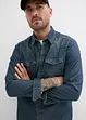 Denimskjorte i 100% bomull, bonprix