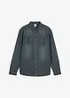 Denimskjorte i 100% bomull, bonprix