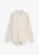 Skjortebluse med silkeandel, bonprix