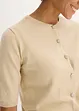 Finstrikket cardigan med korte ermer, bonprix