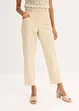 Satengbukse med tapered fit, bonprix