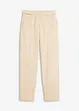 Satengbukse med tapered fit, bonprix