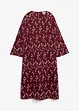 Blomstrete midikjole av 100% viskose, bonprix