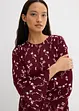 Blomstrete midikjole av 100% viskose, bonprix