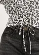 Kort bluse med rynkinger, bonprix
