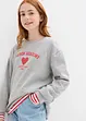 Sweatshirt av myk miks med økologisk bomull, bonprix