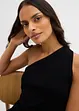 Off shoulder-strikket topp i viskosemiks, bonprix