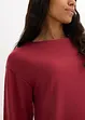 Kort kjole med volang av Punto di Roma-materiale, bonprix