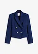 Dobbelspent kort blazer med strukturmønster, bonprix