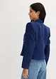 Dobbelspent kort blazer med strukturmønster, bonprix