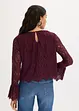 Bluse med volanger, bonprix