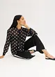 Bluse med sløyfe, bonprix