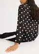 Bluse med sløyfe, bonprix